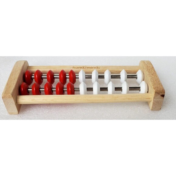 hand2mind Mini Rekenrek 20-Bead Math Counting Frame Tool for Early Learning - Picture 3 of 10